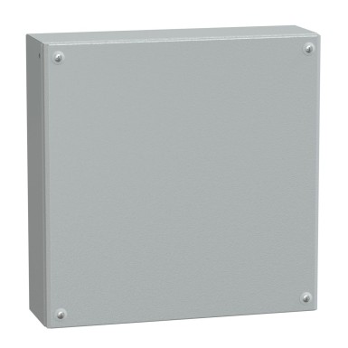 NSYSBM404012 - Metal industrial box plain door H400xW400xD120 IP66 IK10 RAL 7035 - Schneider Electric - Metal industrial box plain door H400xW400xD120 IP66 IK10 RAL 7035 - Schneider Electric - 0