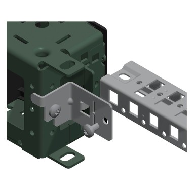 NSYSPCR - Bracket for fixing crossrails in the plinth. Regulation 25mm pitch. - Schneider Electric - Bracket for fixing crossrails in the plinth. Regulation 25mm pitch. - Schneider Electric - 0