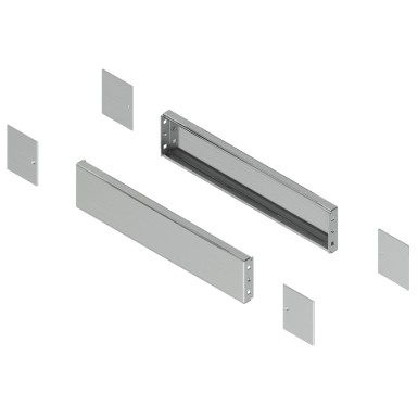 NSYSPSX4100SF - Spacial side plinth H100 D00 stainless steel 304L - Schneider Electric - Spacial side plinth H100 D00 stainless steel 304L - Schneider Electric - 0