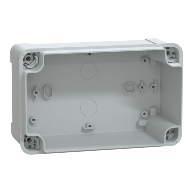 NSYTBP191210H - PC box IP66 IK08 RAL7035 Int.H175W105D100 Ext.H192W121D105 opaque PC cover H40 - Schneider Electric - PC box IP66 IK08 RAL7035 Int.H175W105D100 Ext.H192W121D105 opaque PC cover H40 - Schneider Electric - 1