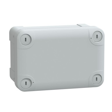 NSYTBS1397 - ABS box IP66 IK07 RAL7035 Int.H125W80D65 Ext.H138W93D72 Opaque cover H20 - Schneider Electric - ABS box IP66 IK07 RAL7035 Int.H125W80D65 Ext.H138W93D72 Opaque cover H20 - Schneider Electric - 0