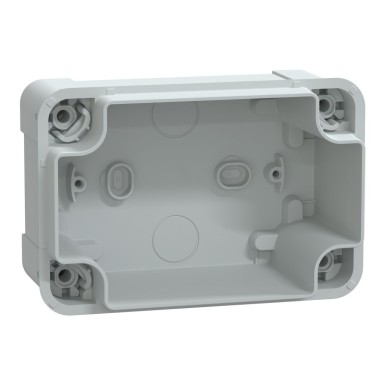 NSYTBS1397 - ABS box IP66 IK07 RAL7035 Int.H125W80D65 Ext.H138W93D72 Opaque cover H20 - Schneider Electric - ABS box IP66 IK07 RAL7035 Int.H125W80D65 Ext.H138W93D72 Opaque cover H20 - Schneider Electric - 1