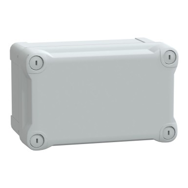 NSYTBS191210H - ABS box IP66 IK07 RAL7035 Int.H175W105D100 Ext.H192W121D105 Opaque cover H40 - Schneider Electric - ABS box IP66 IK07 RAL7035 Int.H175W105D100 Ext.H192W121D105 Opaque cover H40 - Schneider Electric - 0