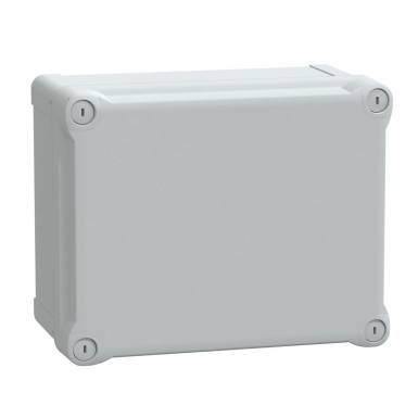 NSYTBS241912H - ABS box IP66 IK07 RAL7035 Int.H225W175D120 Ext.H241W194D127 Opaque cover H40 - Schneider Electric - ABS box IP66 IK07 RAL7035 Int.H225W175D120 Ext.H241W194D127 Opaque cover H40 - Schneider Electric - 0