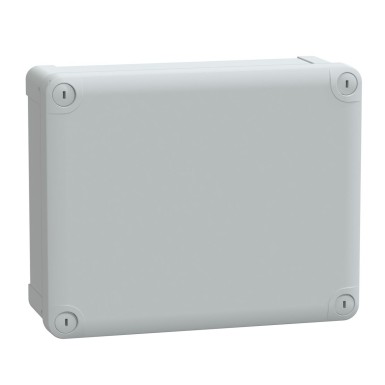 NSYTBS24198 - ABS box IP66 IK07 RAL7035 Int.H225W175D80 Ext.H241W194D194 Opaque cover H20 - Schneider Electric - ABS box IP66 IK07 RAL7035 Int.H225W175D80 Ext.H241W194D194 Opaque cover H20 - Schneider Electric - 0