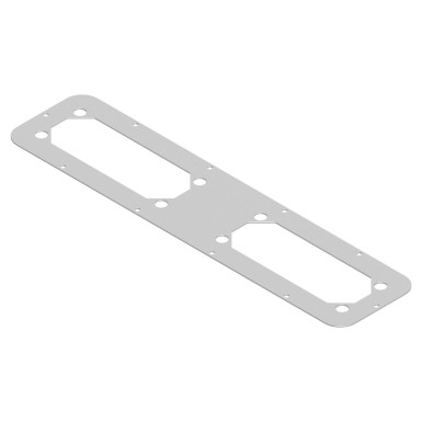 NSYTLF2FL - With 2 FL21 cutouts for S3D encl. RAL7035. L545xW130. - Schneider Electric - With 2 FL21 cutouts for S3D encl. RAL7035. L545xW130. - Schneider Electric - 0