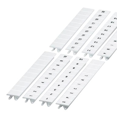 NSYTRAB810 - Marking strip, Linergy TR, clip in type, 8mm, characters 1 to 10, printed horizontal, numeric, Set of 10 - Schneider Electric - Marking strip, Linergy TR, clip in type, 8mm, characters 1 to 10, printed horizontal, numeric, Set of 10 - Schneider Electric - 0