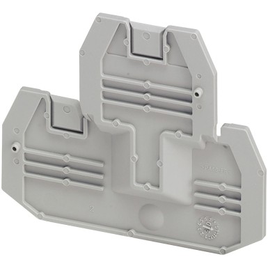 NSYTRACE24 - Cover plate, Linergy TR, 2 level, 2.2mm width, 4 points, for screw terminals NSYTRV24D, grey, Set of 50 - Schneider Electric - Cover plate, Linergy TR, 2 level, 2.2mm width, 4 points, for screw terminals NSYTRV24D, grey, Set of 50 - Schneider Electric - 0