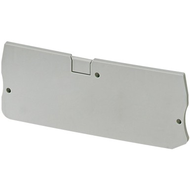 NSYTRACP44 - Cover plate, Linergy TR, 2.2mm width, 4 points, for push-in terminals NSYTRP44, grey, Set of 50 - Schneider Electric - Cover plate, Linergy TR, 2.2mm width, 4 points, for push-in terminals NSYTRP44, grey, Set of 50 - Schneider Electric - 0