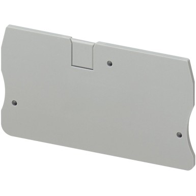 NSYTRACR63 - Cover plate, Linergy TR, 3 points, 2.2mm width, for spring terminals NSYTRR63, grey, Set of 50 - Schneider Electric - Cover plate, Linergy TR, 3 points, 2.2mm width, for spring terminals NSYTRR63, grey, Set of 50 - Schneider Electric - 0