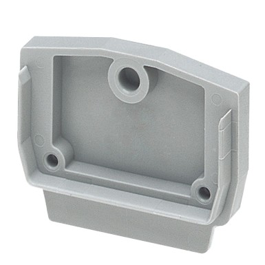 NSYTRACRM22 - Cover plate, Linergy TR, 2 points, 2.2mm width, for mini spring terminals NSYTRR22M, NSYT, grey, Set of 50 - Schneider Electric - Cover plate, Linergy TR, 2 points, 2.2mm width, for mini spring terminals NSYTRR22M, NSYT, grey, Set of 50 - Schneider Electric - 0