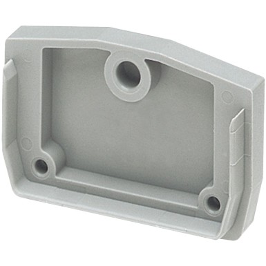 NSYTRACRMF22 - END COVER WITH FLANGE, 2PTS FOR MINI SPRING TERMINALS NSYTRR22MF, NSY - Schneider Electric - END COVER WITH FLANGE, 2PTS FOR MINI SPRING TERMINALS NSYTRR22MF, NSY - Schneider Electric - 0