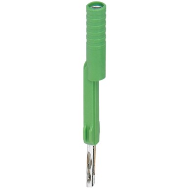 NSYTRAFTGN - TEST ADAPTER FOR 4MM SAFETY TEST PLUG, LOCKABLE, GREEN FOR NSYTRV62TT - Schneider Electric - TEST ADAPTER FOR 4MM SAFETY TEST PLUG, LOCKABLE, GREEN FOR NSYTRV62TT - Schneider Electric - 0