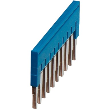 NSYTRAL210BL - Plug-in bridge, Linergy TR, 10 points, for 2.5mmІ terminal blocks, blue, 10 way, set of 10 - Schneider Electric - Plug-in bridge, Linergy TR, 10 points, for 2.5mmІ terminal blocks, blue, 10 way, set of 10 - Schneider Electric - 0