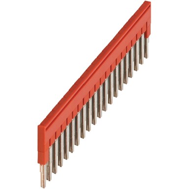 NSYTRAL220 - Plug-in bridge, Linergy TR, 20 points, for 2.5mmІ terminal blocks, red, 20 way, set of 10 - Schneider Electric - Plug-in bridge, Linergy TR, 20 points, for 2.5mmІ terminal blocks, red, 20 way, set of 10 - Schneider Electric - 0