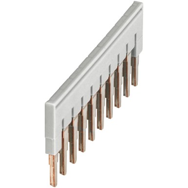 NSYTRAL410GR - Plug-in bridge, Linergy TR, 10 points, for 4mmІ terminal blocks, grey, 10 way, set of 10 - Schneider Electric - Plug-in bridge, Linergy TR, 10 points, for 4mmІ terminal blocks, grey, 10 way, set of 10 - Schneider Electric - 0