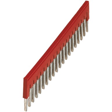 NSYTRAL420 - Plug-in bridge, Linergy TR, 20 points, for 4mmІ terminal blocks, red, 20 way, set of 10 - Schneider Electric - Plug-in bridge, Linergy TR, 20 points, for 4mmІ terminal blocks, red, 20 way, set of 10 - Schneider Electric - 0