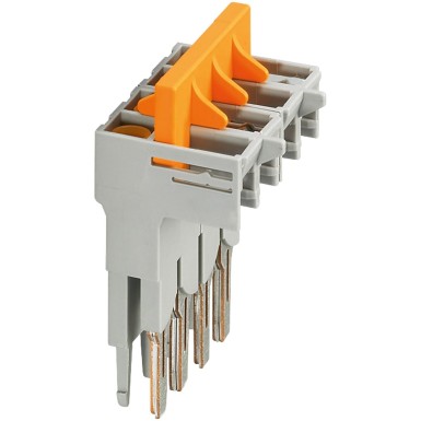 NSYTRASJ4 - Switching jumper, Linergy TR, 4 points, for NSYTRV62TTD terminal, pluggable, orange, set of 10 - Schneider Electric - Switching jumper, Linergy TR, 4 points, for NSYTRV62TTD terminal, pluggable, orange, set of 10 - Schneider Electric - 0