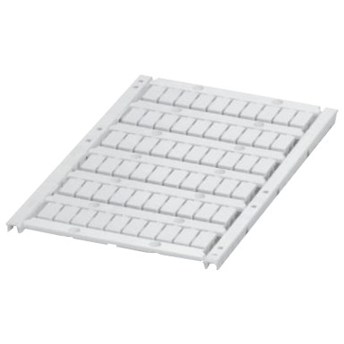 NSYTRAX6L1L3 - MARKING CARD FOR AB1, 6MM, WITH 6 STRIPS, 60 CHARACTERS, PRINTED L1, - Schneider Electric - MARKING CARD FOR AB1, 6MM, WITH 6 STRIPS, 60 CHARACTERS, PRINTED L1, - Schneider Electric - 0