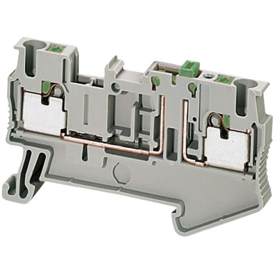 NSYTRP22SC - PUSHIN TERMINAL, KNIFE DISCONNECT, 2 POINTS, 2,5MMІ, GREY - Schneider Electric - PUSHIN TERMINAL, KNIFE DISCONNECT, 2 POINTS, 2,5MMІ, GREY - Schneider Electric - 0