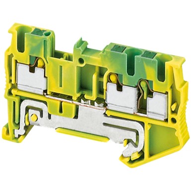 NSYTRP23PE - PUSHIN TERMINAL, PROTECTIVE EARTH, 3 POINTS, 2,5MMІ, GREENYELLOW - Schneider Electric - PUSHIN TERMINAL, PROTECTIVE EARTH, 3 POINTS, 2,5MMІ, GREENYELLOW - Schneider Electric - 0