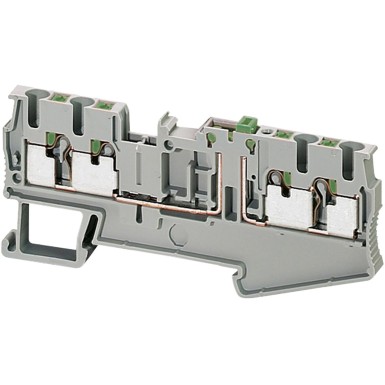 NSYTRP24SC - PUSHIN TERMINAL, KNIFE DISCONNECT, 4 POINTS, 2,5MMІ, GREY - Schneider Electric - PUSHIN TERMINAL, KNIFE DISCONNECT, 4 POINTS, 2,5MMІ, GREY - Schneider Electric - 0