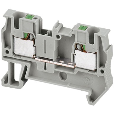 NSYTRP42 - Terminal block, Linergy TR, push-in type, feed through, 2 points, 4mmІ, grey, set of 50 - Schneider Electric - Terminal block, Linergy TR, push-in type, feed through, 2 points, 4mmІ, grey, set of 50 - Schneider Electric - 0