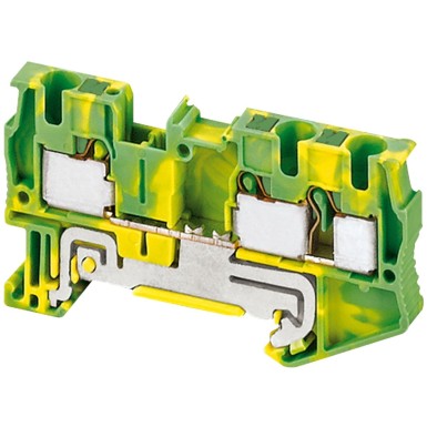 NSYTRP43PE - PUSHIN TERMINAL, PROTECTIVE EARTH, 3 POINTS, 4MMІ, GREENYELLOW - Schneider Electric - PUSHIN TERMINAL, PROTECTIVE EARTH, 3 POINTS, 4MMІ, GREENYELLOW - Schneider Electric - 0