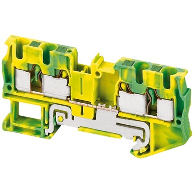 NSYTRP44PE - PUSHIN TERMINAL, PROTECTIVE EARTH, 4 POINTS, 4MMІ, GREENYELLOW - Schneider Electric - PUSHIN TERMINAL, PROTECTIVE EARTH, 4 POINTS, 4MMІ, GREENYELLOW - Schneider Electric - 0