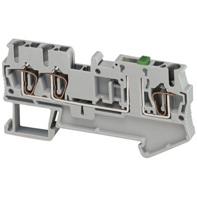 NSYTRR23SC - SPRING TERMINAL, KNIFE DISCONNECT, 3 POINTS, 2,5MMІ, GREY - Schneider Electric - SPRING TERMINAL, KNIFE DISCONNECT, 3 POINTS, 2,5MMІ, GREY - Schneider Electric - 0