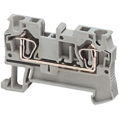 NSYTRR42 - Terminal block, Linergy TR, spring type, feed through, 2 points, 4mmІ, grey, set of 50 - Schneider Electric - Terminal block, Linergy TR, spring type, feed through, 2 points, 4mmІ, grey, set of 50 - Schneider Electric - 0