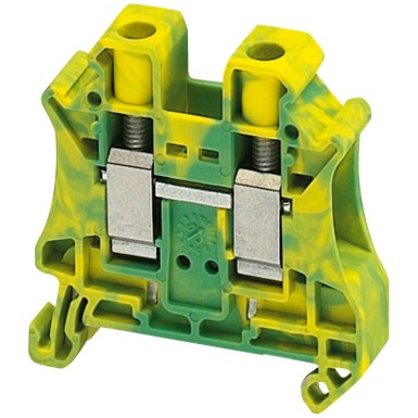 NSYTRV102PE - Screw terminal - for protective conductor - 2 points - 10mmІ - green/yellow - Schneider Electric - Screw terminal - for protective conductor - 2 points - 10mmІ - green/yellow - Schneider Electric - 0