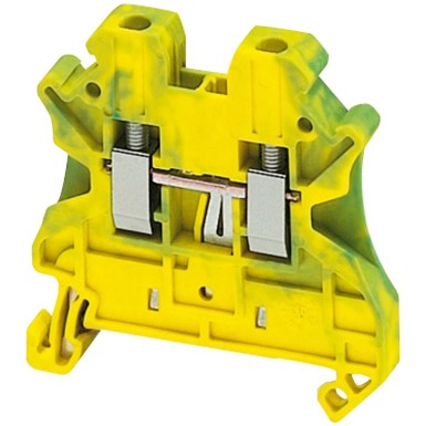 NSYTRV22PE - Screw terminal - for protective conductor - 2 points - 2.5mmІ - green/yellow - Schneider Electric - Screw terminal - for protective conductor - 2 points - 2.5mmІ - green/yellow - Schneider Electric - 0