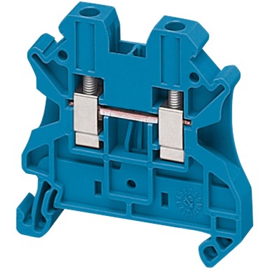 NSYTRV42BL - Screw terminal - passing - 2 points - 4mmІ - blue - Schneider Electric - Screw terminal - passing - 2 points - 4mmІ - blue - Schneider Electric - 0