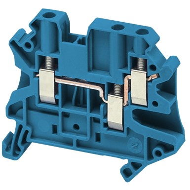 NSYTRV43BL - Screw terminal - passing - 3 points - 4mmІ - blue - Schneider Electric - Screw terminal - passing - 3 points - 4mmІ - blue - Schneider Electric - 0