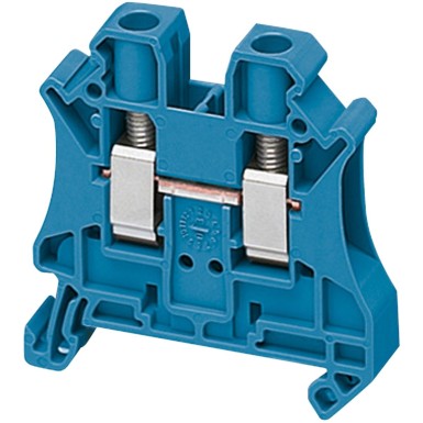 NSYTRV62BL - Screw terminal - passing - 2 points - 6mmІ - blue - Schneider Electric - Screw terminal - passing - 2 points - 6mmІ - blue - Schneider Electric - 0