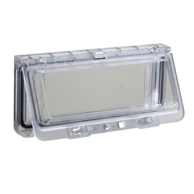 NSYVA276MA - Plastic window with hinged transparent cover, L78xW130xD25mm. - Schneider Electric - Plastic window with hinged transparent cover, L78xW130xD25mm. - Schneider Electric - 0