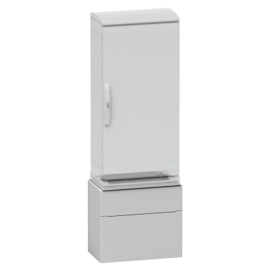 NSYZZ553G - Polyester glassreinf. plinth for encl. PLAZ(T)53 front opening IP44IK10 RAL7035 - Schneider Electric - Polyester glassreinf. plinth for encl. PLAZ(T)53 front opening IP44IK10 RAL7035 - Schneider Electric - 0