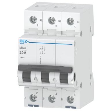 OEZ:42327 - In 20 A, Ue AC 250/440 V, 3-pole - OEZ - In 20 A, Ue AC 250/440 V, 3-pole - OEZ - 0