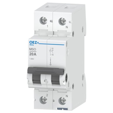 OEZ:42328 - In 20 A, Ue AC 250 V, 1+N-pole - OEZ - In 20 A, Ue AC 250 V, 1+N-pole - OEZ - 0