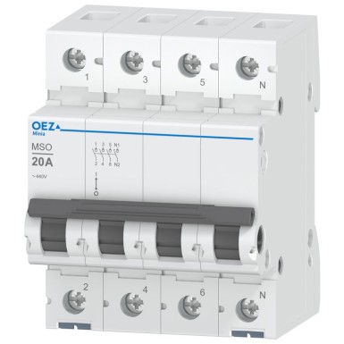 OEZ:42329 - In 20 A, Ue AC 250/440 V, 3+N-pole - OEZ - In 20 A, Ue AC 250/440 V, 3+N-pole - OEZ - 0