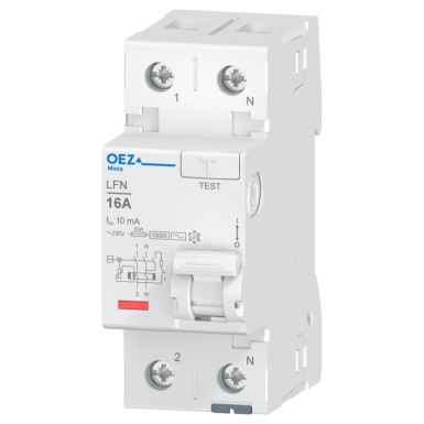 OEZ:42408 - In 16 A, Ue AC 230 V, Idn 10 mA, 2-pole, Inc 10 kA, type AC - OEZ - In 16 A, Ue AC 230 V, Idn 10 mA, 2-pole, Inc 10 kA, type AC - OEZ - 0