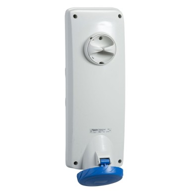 PKB63T523 - Unika interlocked socket 63 A 2P + E 200...250 V AC IP65 panel - Schneider Electric - Unika interlocked socket 63 A 2P + E 200...250 V AC IP65 panel - Schneider Electric - 0