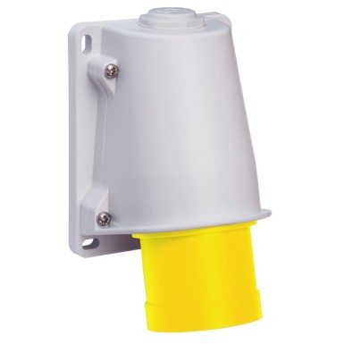 PKX16W413 - PratiKa plug angled 16A 2P + E 100...130 V AC IP44 wallmounted - Schneider Electric - PratiKa plug angled 16A 2P + E 100...130 V AC IP44 wallmounted - Schneider Electric - 0