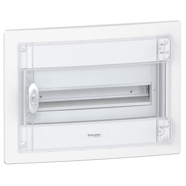 PRA24118 - Pragma flush enclosure IP40 1 x 18 modules transparent door - Schneider Electric - Pragma flush enclosure IP40 1 x 18 modules transparent door - Schneider Electric - 0