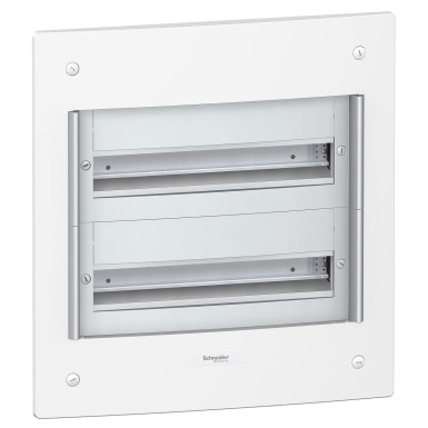 PRA32218 - Pragma flush enclosure IP30 2 x 18 modules without door - Schneider Electric - Pragma flush enclosure IP30 2 x 18 modules without door - Schneider Electric - 0