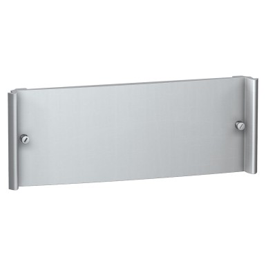 PRA90016 - Plain front plate 1 x 13 modules metal grey for Pragma - Schneider Electric - Plain front plate 1 x 13 modules metal grey for Pragma - Schneider Electric - 0