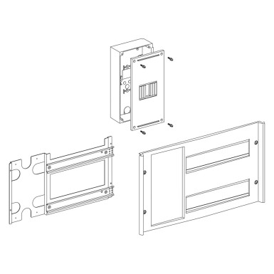 PRA90072 - VigiCompact mounting kit 2 x 24 modules for Pragma - Schneider Electric - VigiCompact mounting kit 2 x 24 modules for Pragma - Schneider Electric - 0