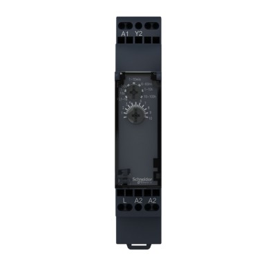 RE17LCBMS - Modular timing relay, Harmony, 0.7A, 1s..100h, off delay, solid state output, spring terminals, 24...240V AC - Schneider Electric - Modular timing relay, Harmony, 0.7A, 1s..100h, off delay, solid state output, spring terminals, 24...240V AC - Schneider Electric - 4