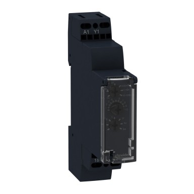 RE17LMBM - Harmony, Modular timing relay, 0.7 A, 1 s..100 h, multifunction, solid state output, 24...240 V AC - Schneider Electric - Harmony, Modular timing relay, 0.7 A, 1 s..100 h, multifunction, solid state output, 24...240 V AC - Schneider Electric - 0